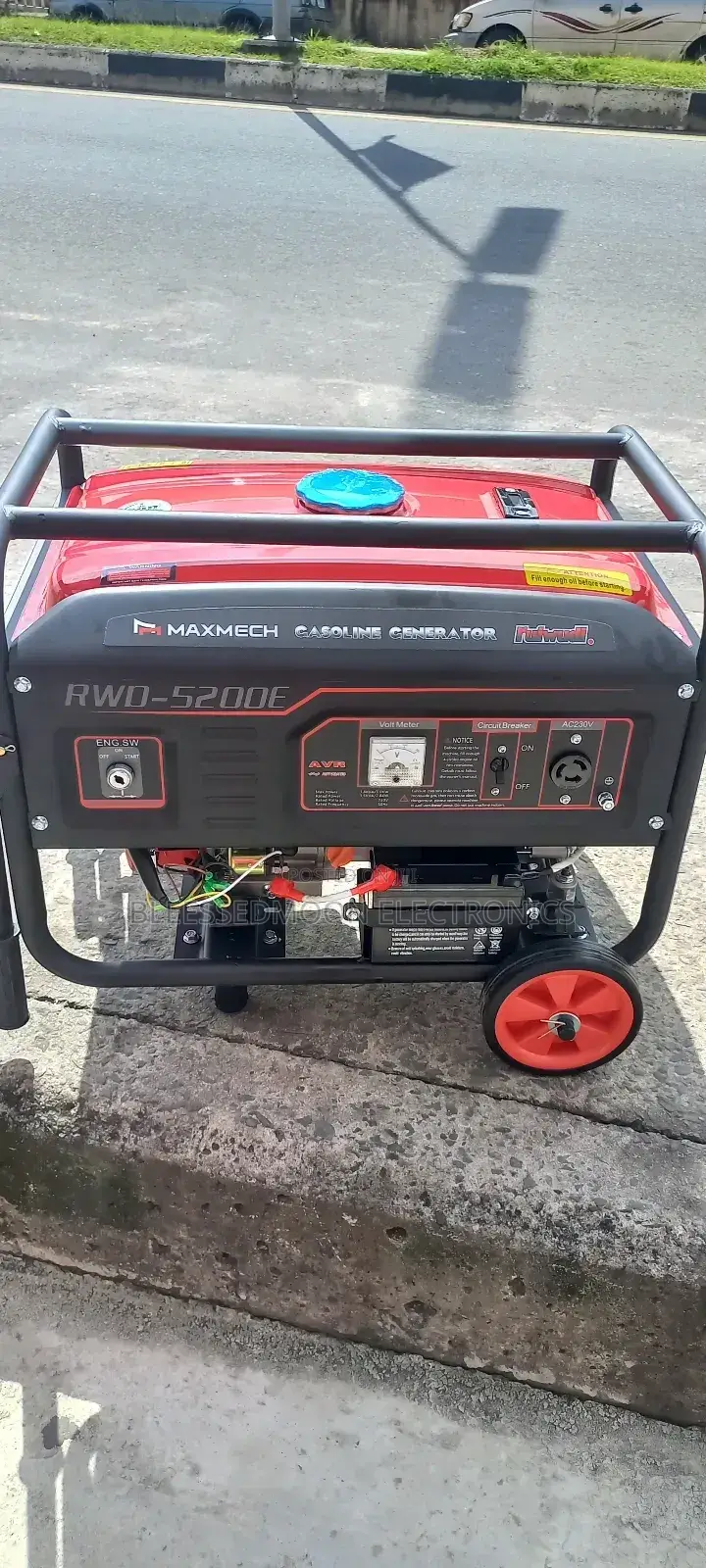 Maxmech Super Heavy Duty Petrol Generator 5.5kva Cooper Coil