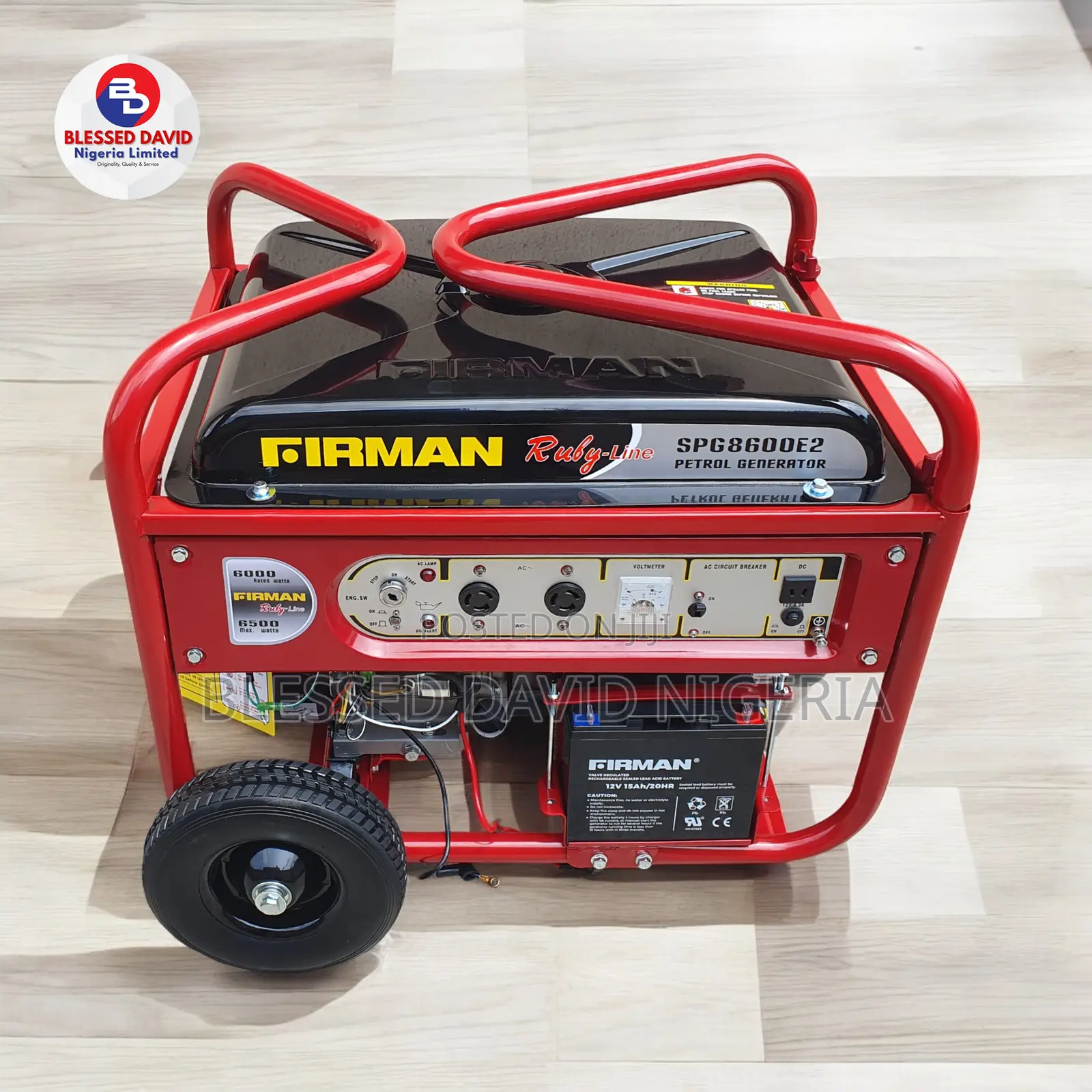 Ruby-Line SPG8600E2, 7.5kva (6000w) Key Starter Generator