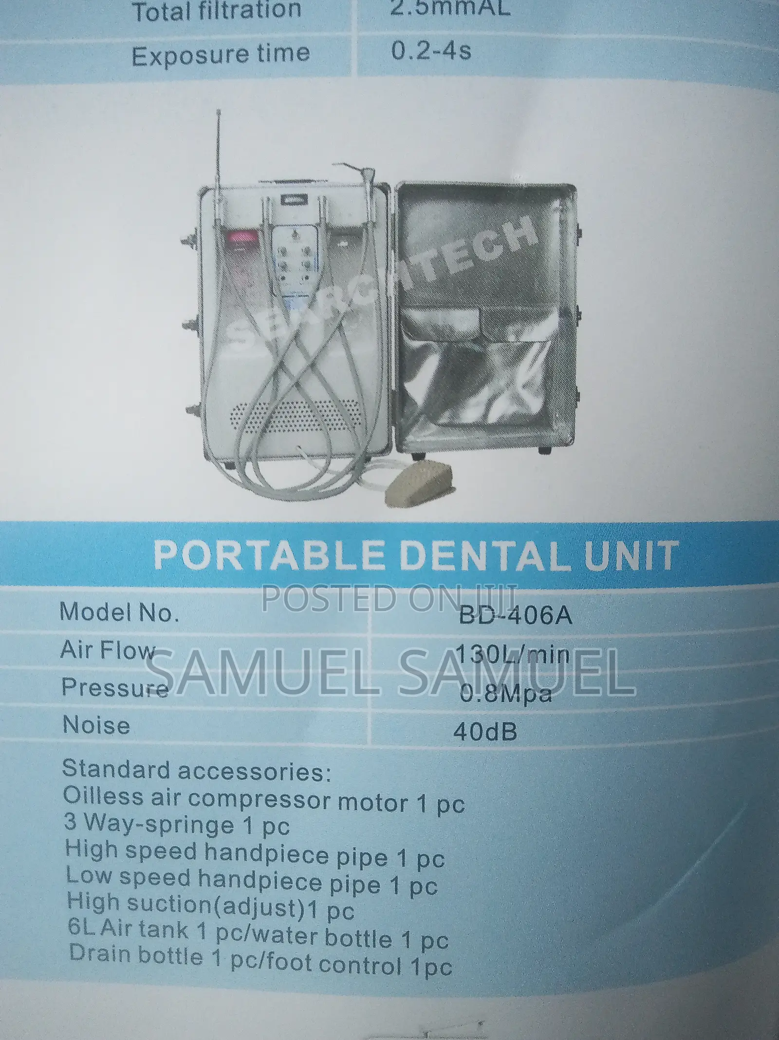 Dental Unit Portable (BD-402A, BD-406A)