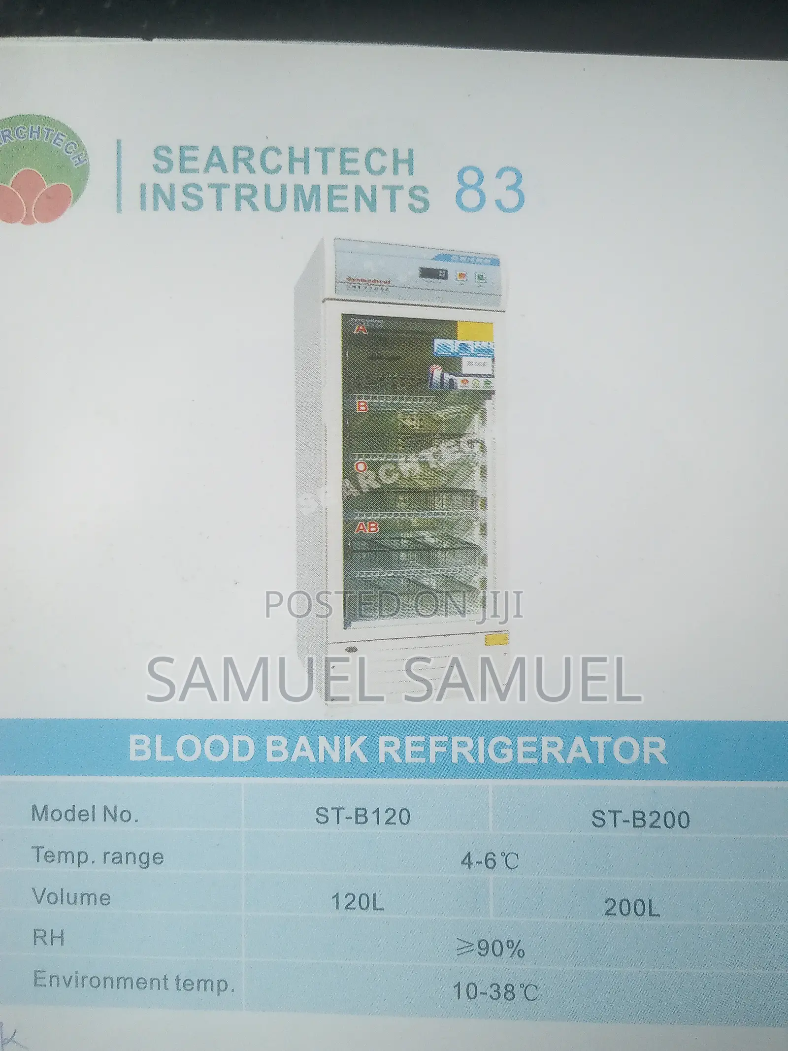 Blood Bank Refrigerator