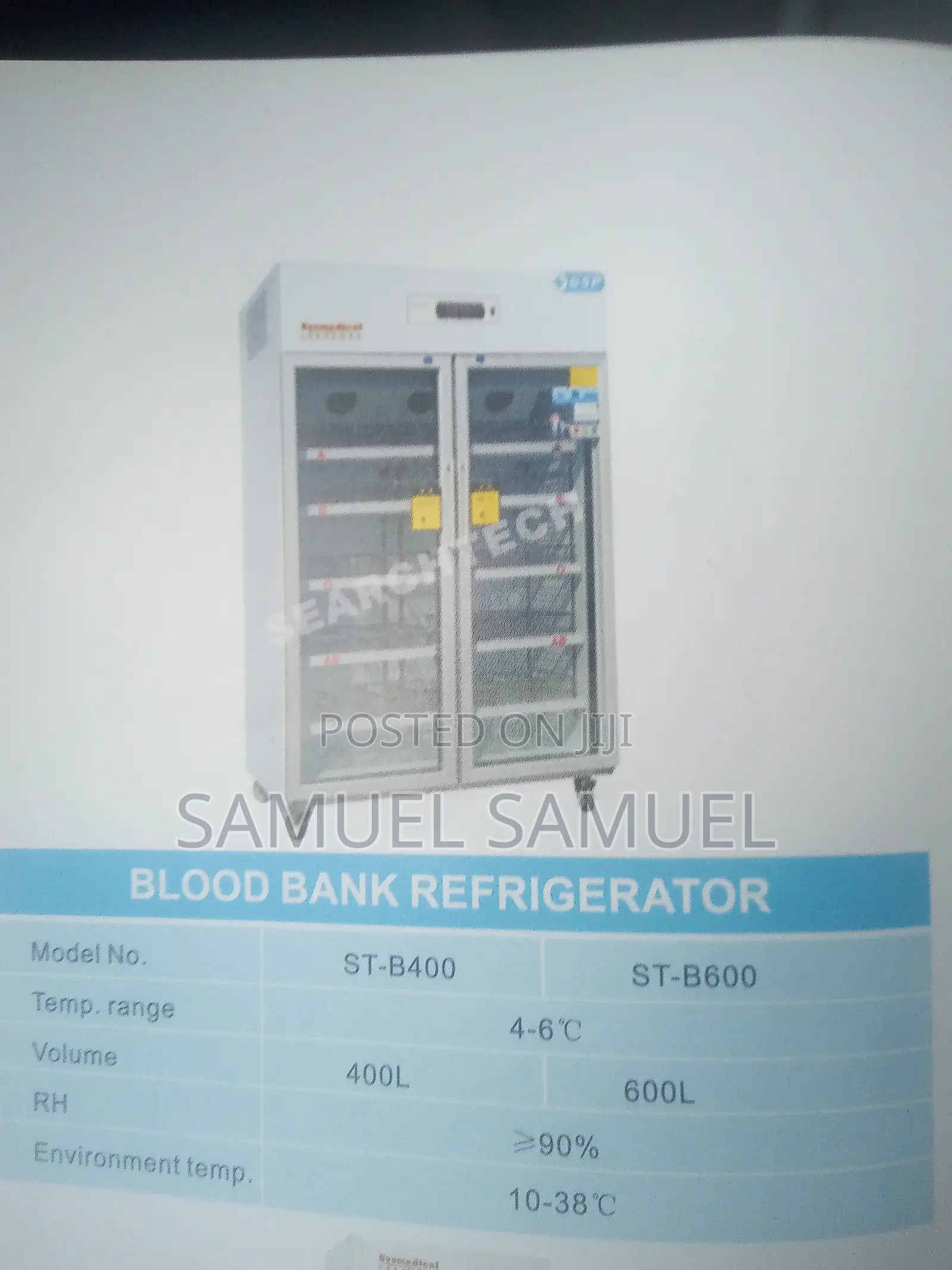 Blood Bank Refrigerator