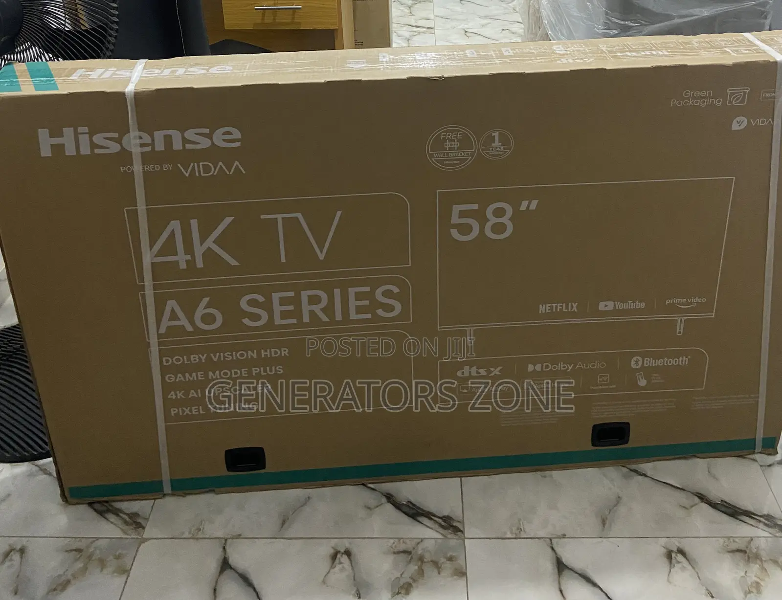 Hisense 58" Tv, A6 Series