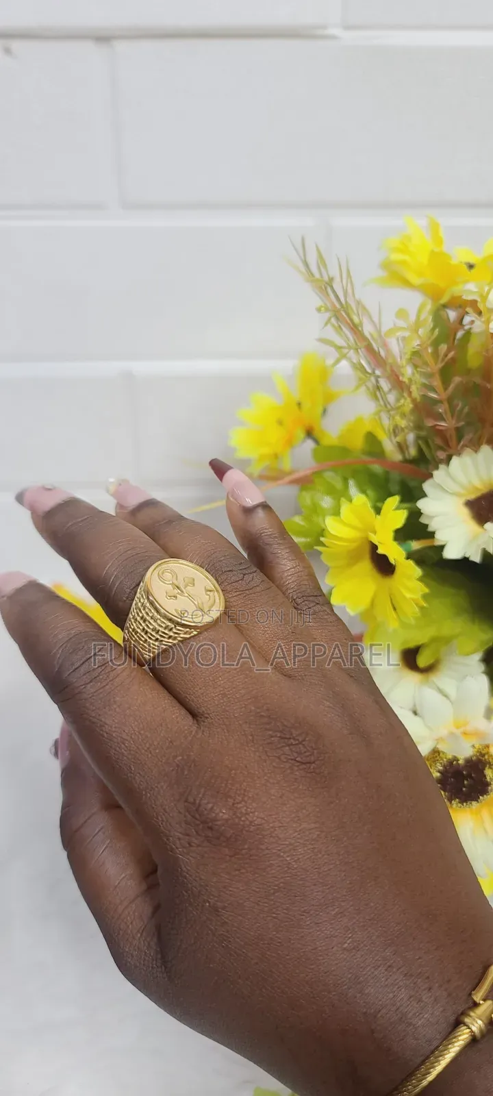 Anchor Male Fashion Ring