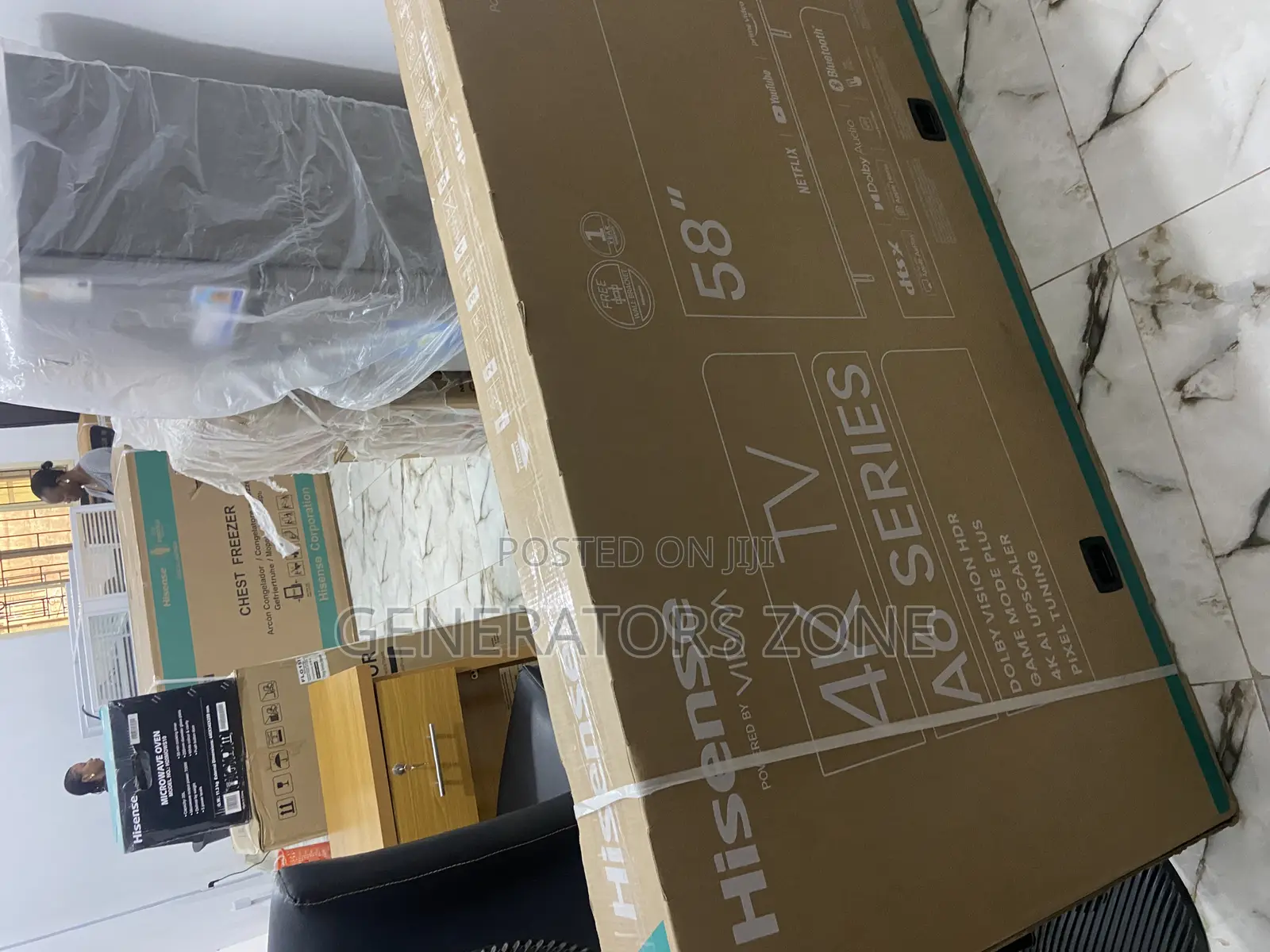 Hisense 58'' Smart UHD TV+ Netflix, Youtube -58a6k