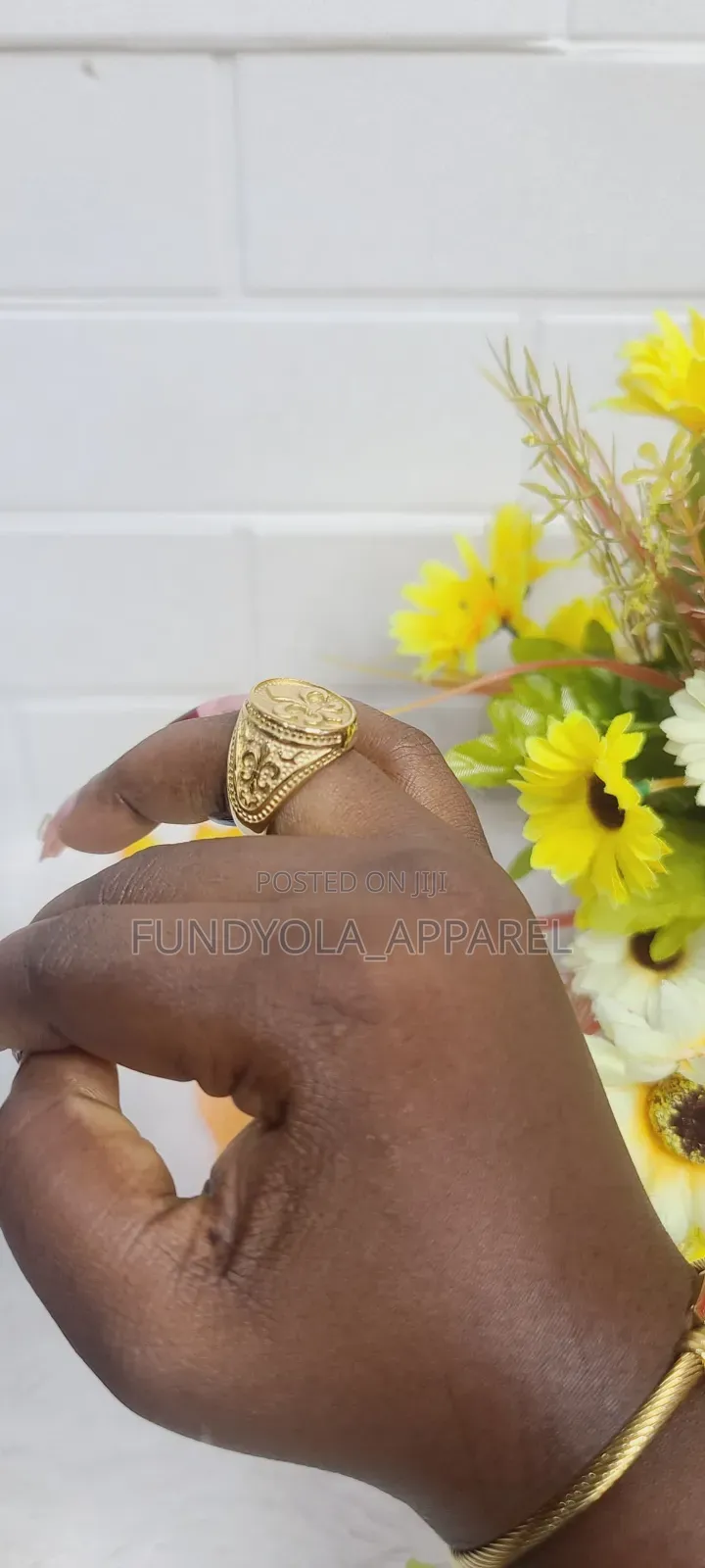 Anchor Male Fashion Ring