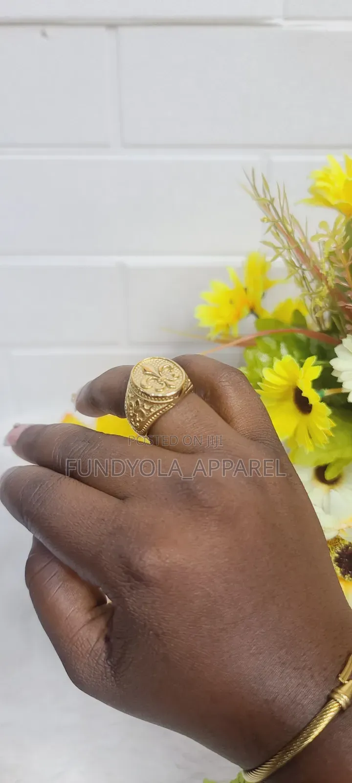 Anchor Male Fashion Ring