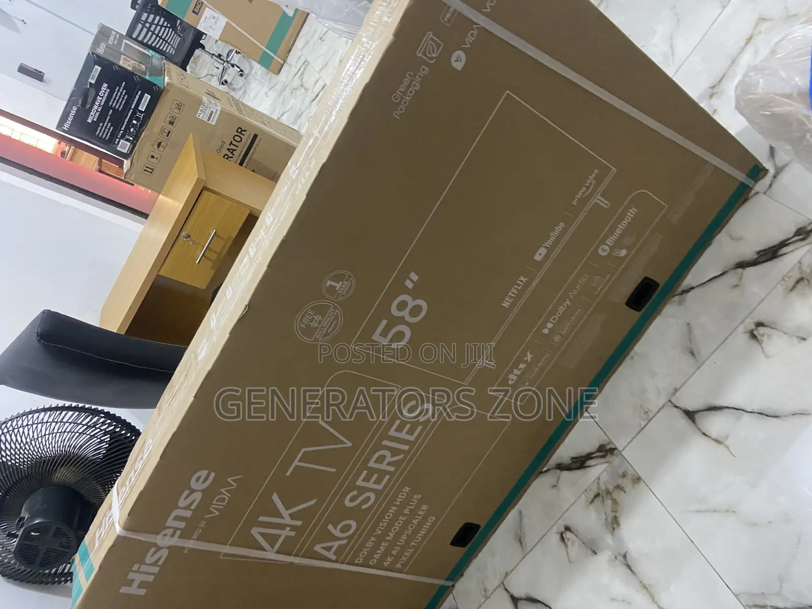 Hisense 58 Inches UHD Bluetooth Smart TV (2024) | HIS 58