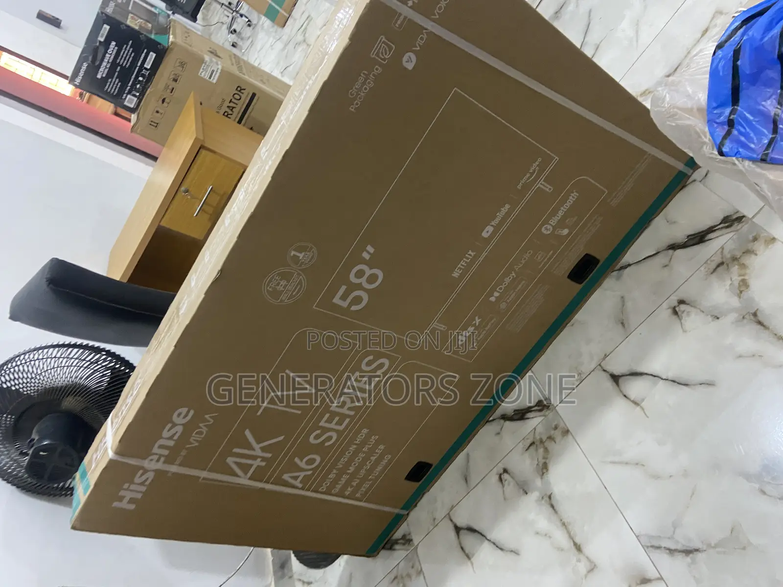 Hisense 58 Inches UHD Bluetooth Smart TV (2024) | HIS 58