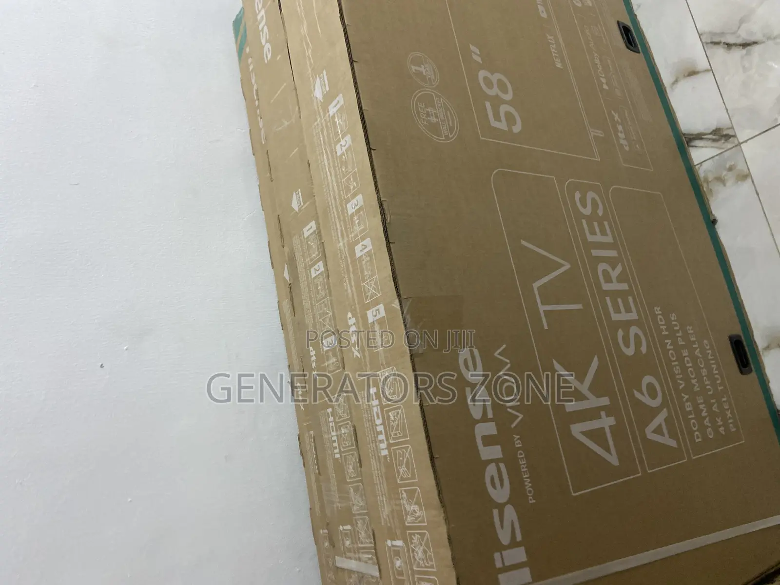  Smart TV Hisense 58" Inches, A6 Sseries{1 Year Warranty}