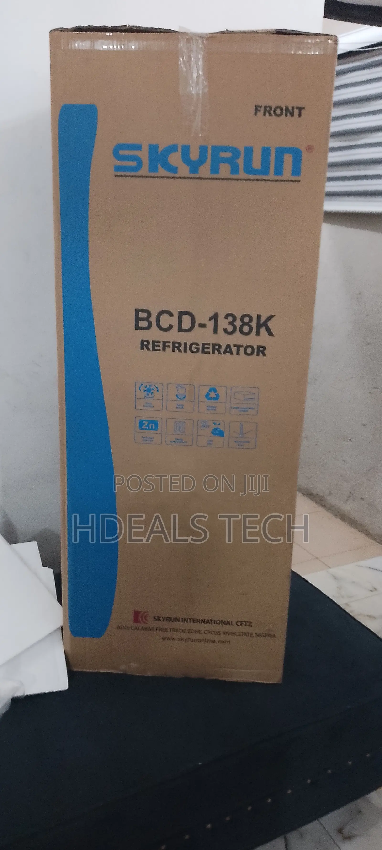 New - Durable Skyrun 138 Litres Double Door Refrigerator