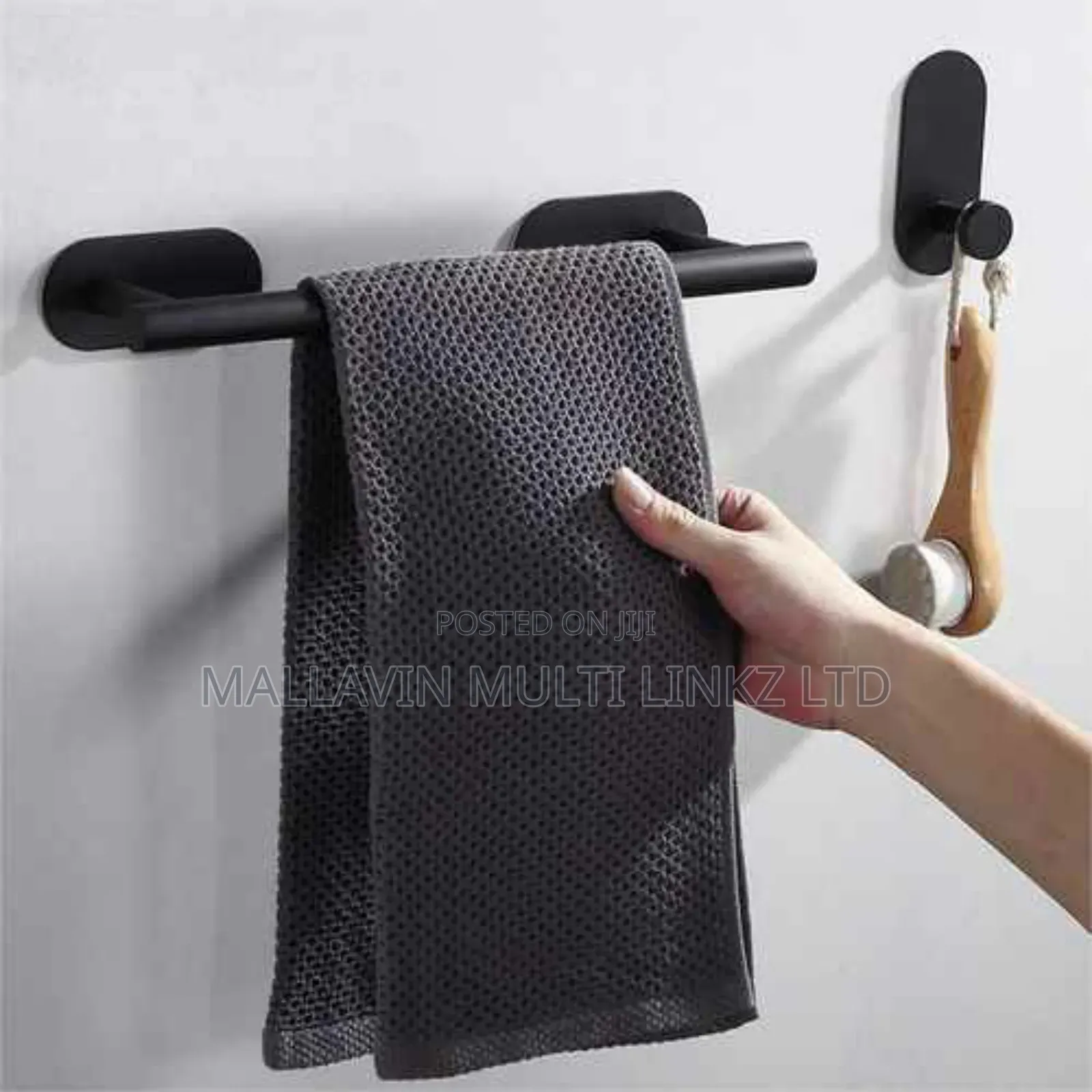 4pcs Towel Hanger / Bars,Roll Paper Holder, Bathroom Hook