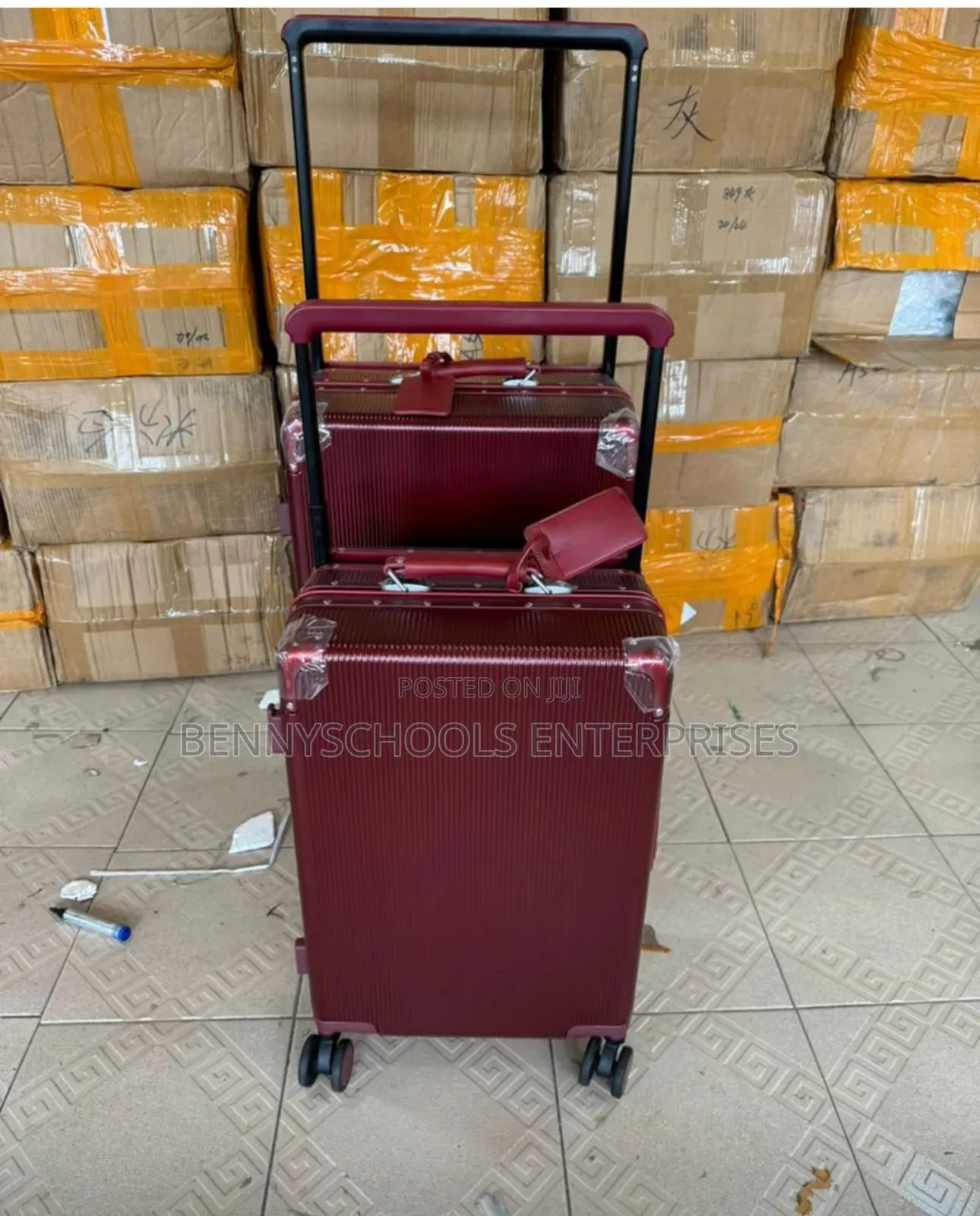 Set of 2 in 1 Executv Designer Wine Travelling Luggage Boxes