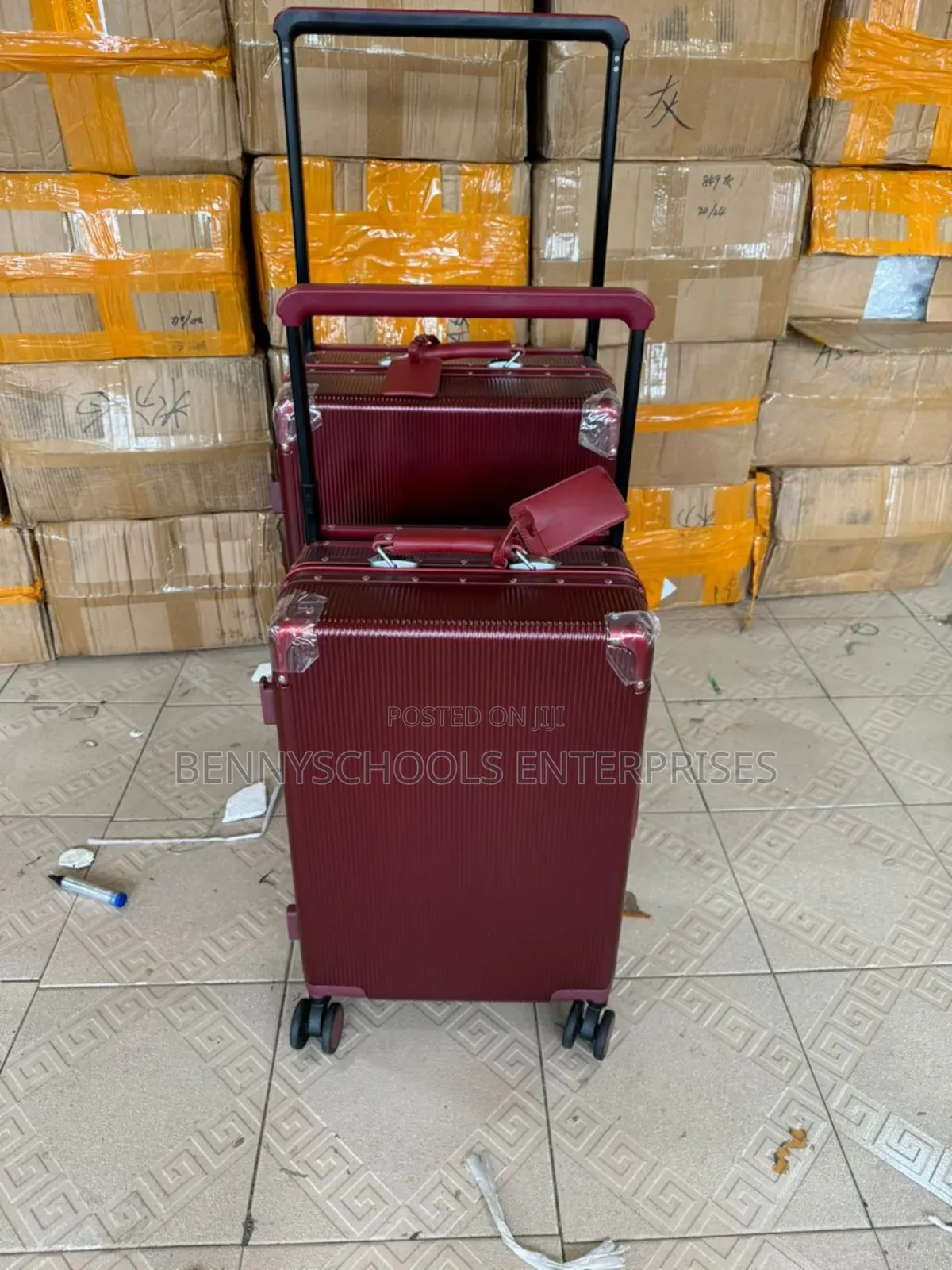 Set of 2 in 1 Executv Designer Wine Travelling Luggage Boxes