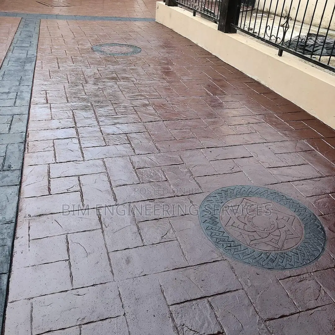 Metallic Flooring Brown Colour Pigment Floor Painting