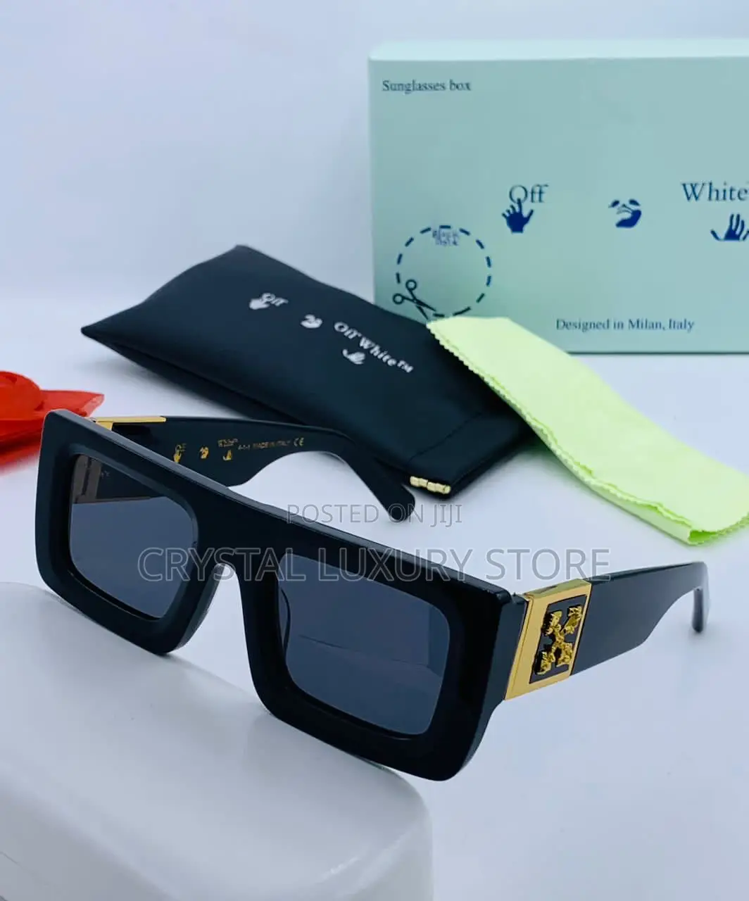 Off-White Quality Luxury Men Sunglasses