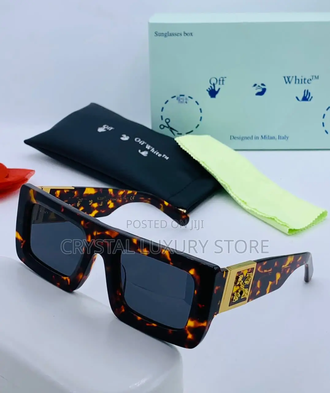 Off-White Quality Luxury Men Sunglasses