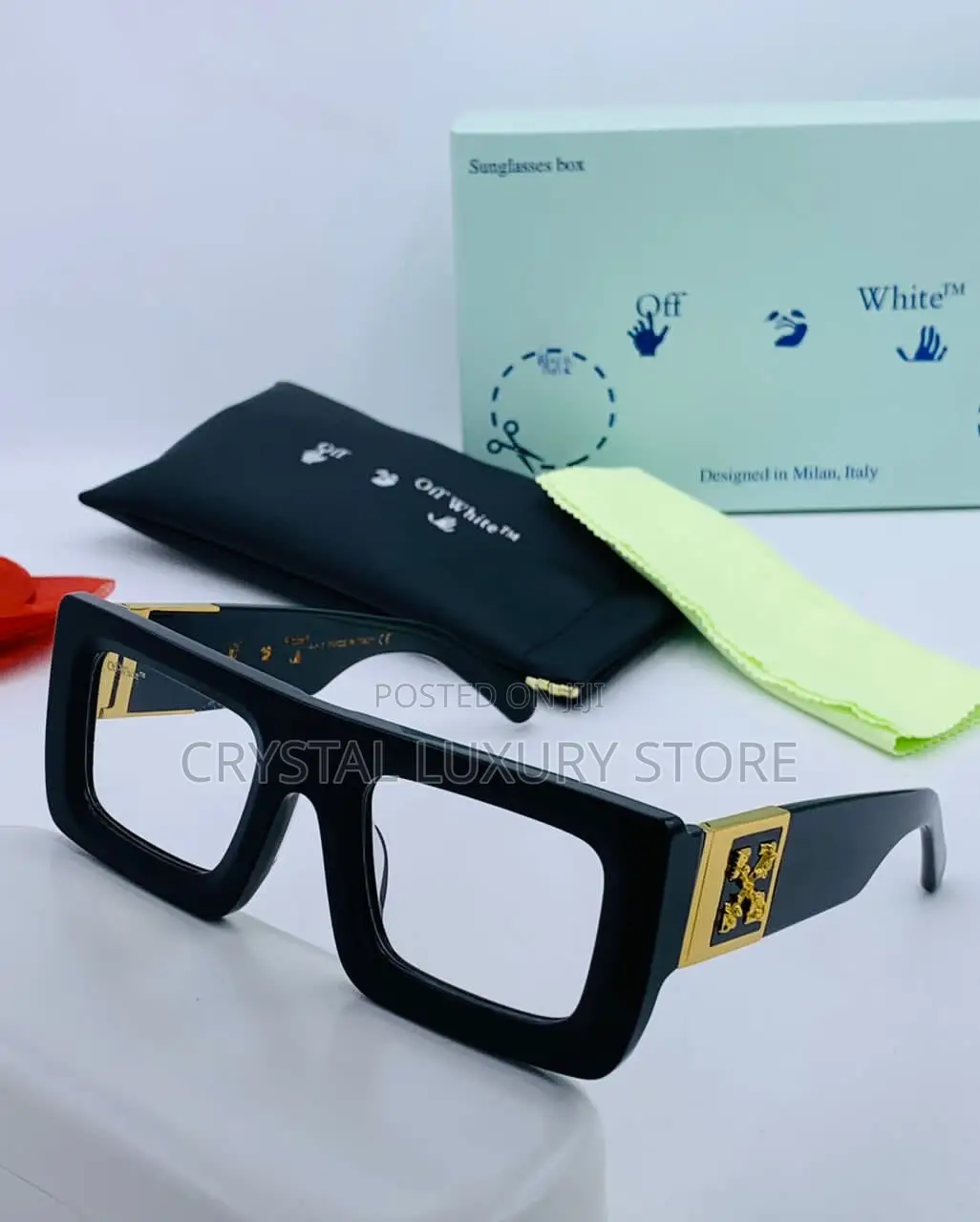 Off-White Quality Luxury Men Sunglasses