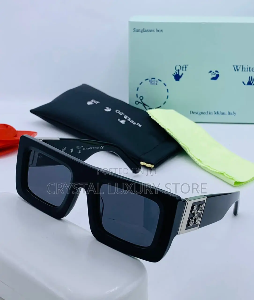 Off-White Quality Luxury Men Sunglasses