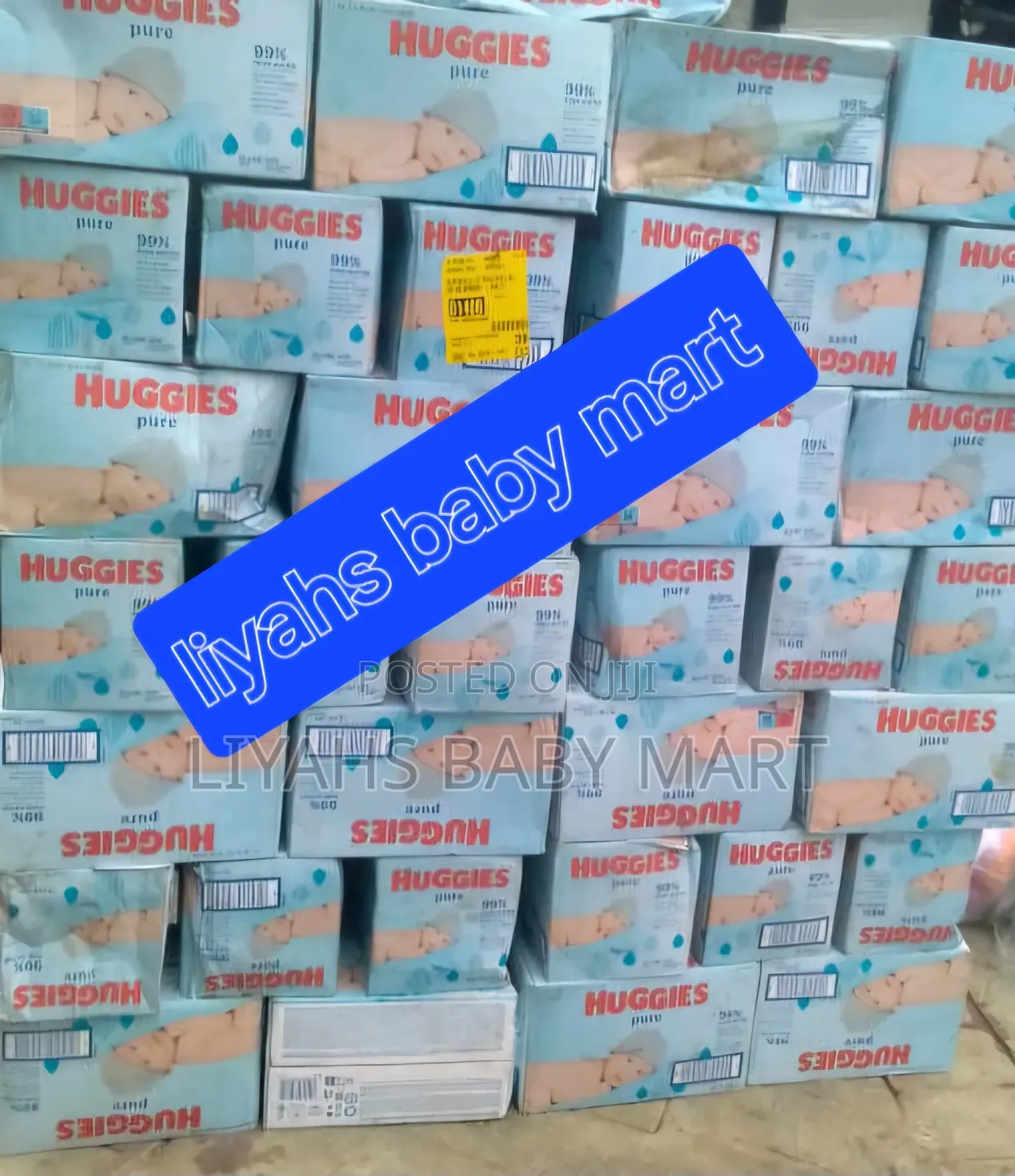 Huggies Pure Baby Wipes by 12