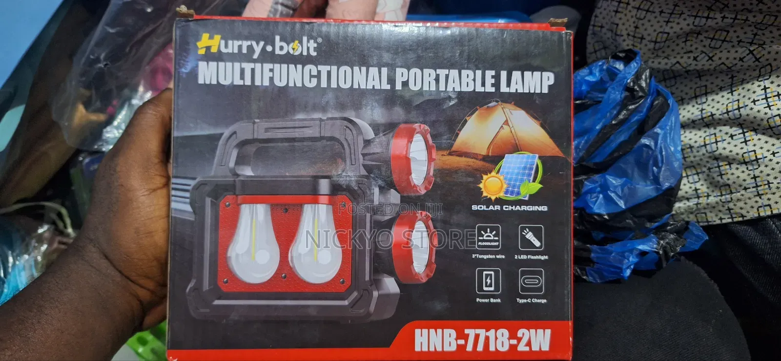 Solar Multifunctional Portable Lamp