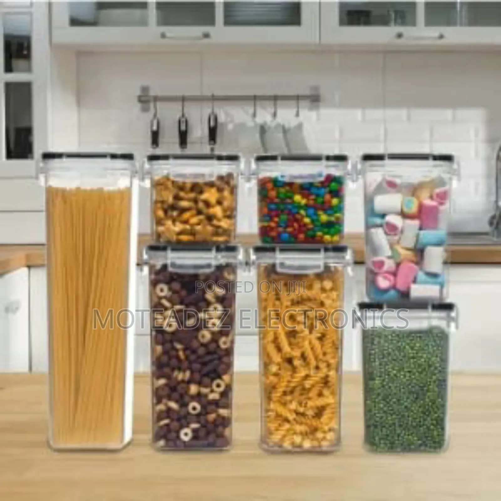 7pcs Airtight Plastic Food Storage Containers With Lids