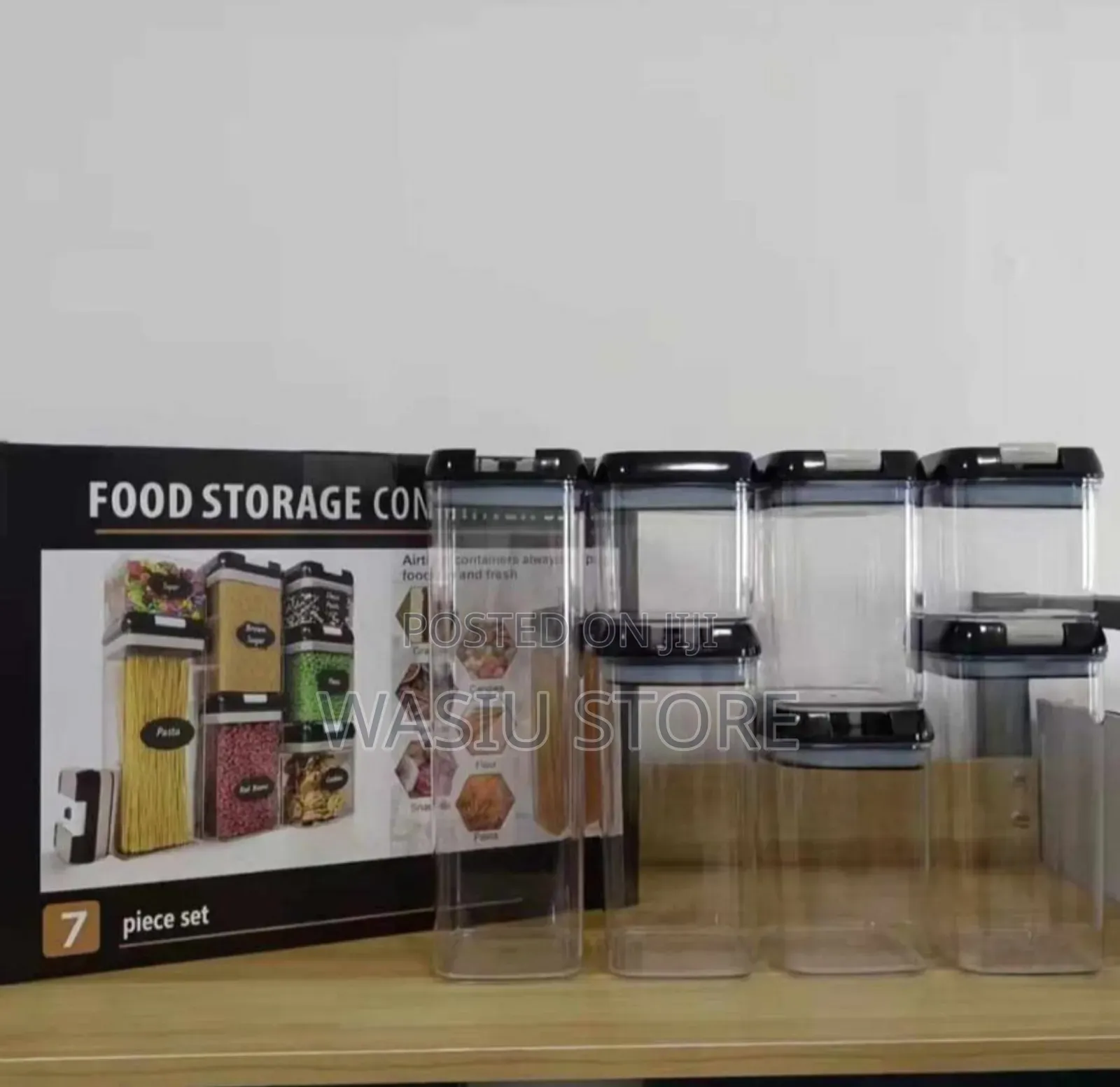 7pcs Set Food Storage Containers Set Box Organizer