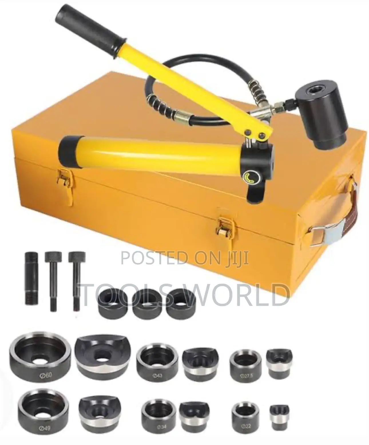 1/2 Inch to 2 Inch Hydraulic Knockout Punch Driver Tool Kit