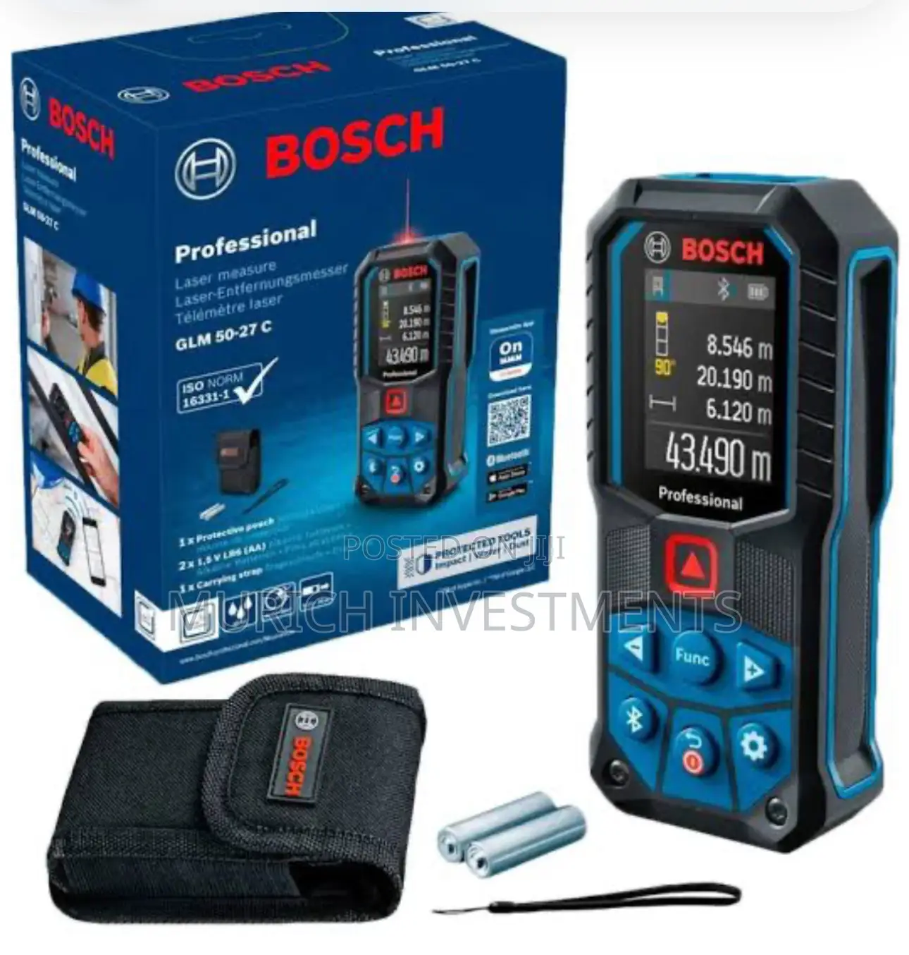 Bosch GLM 50-27c Laser Measurement Bluetooth