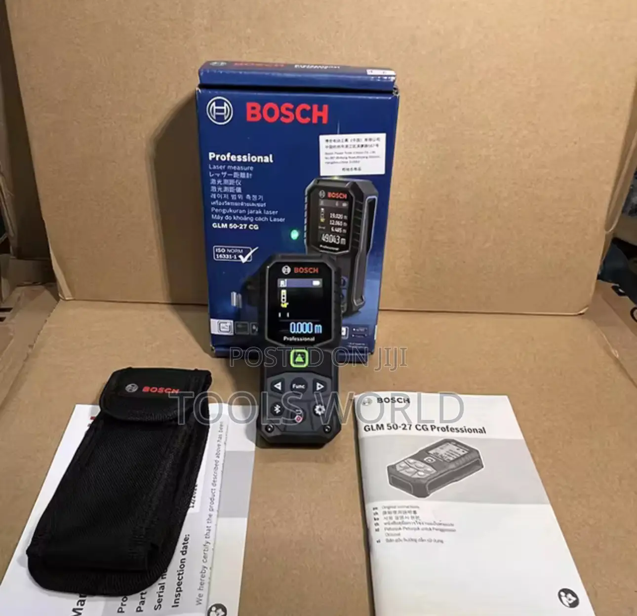 Bosch Professional Laser Measure Instrument GLM 50-27 CG 50M