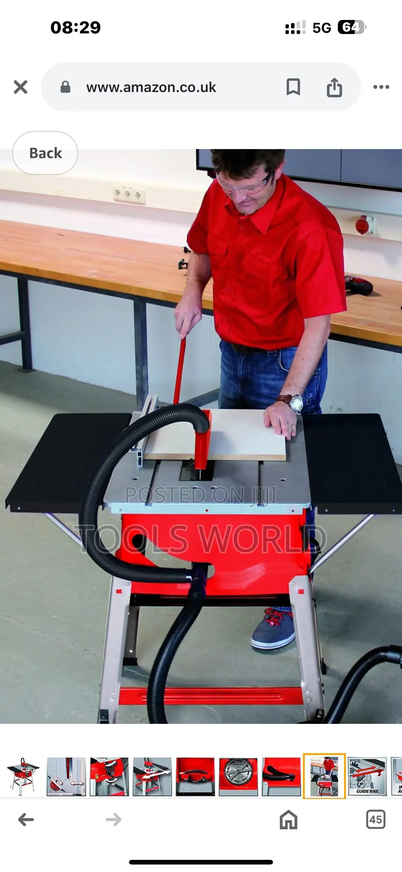 Einhell Tc-Ts 2025 U 1800 W (250 X 30 X 2.4)Mm Table Saw