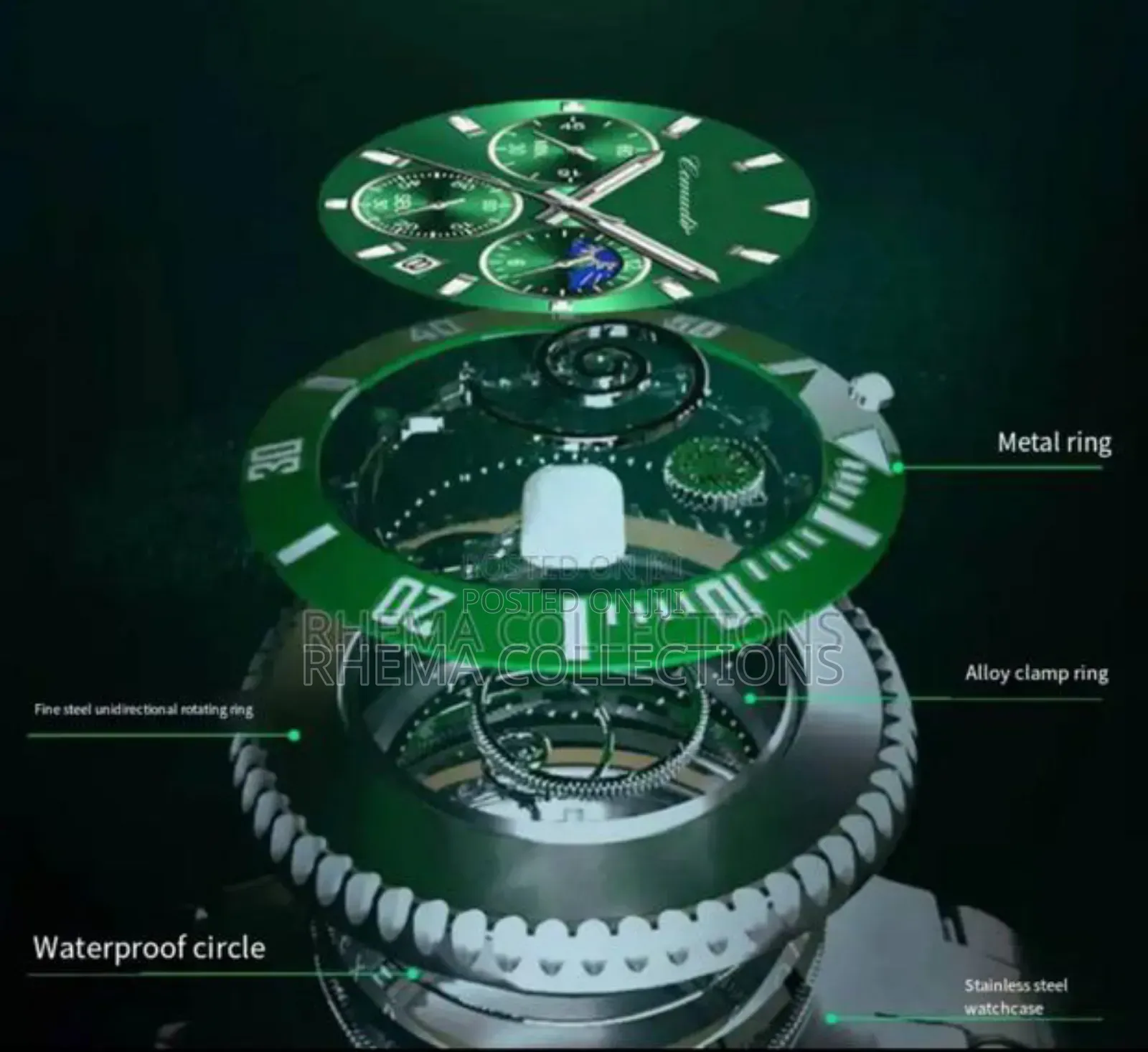 Top Brand Waterproof Luminous Luxury Men’S Watch