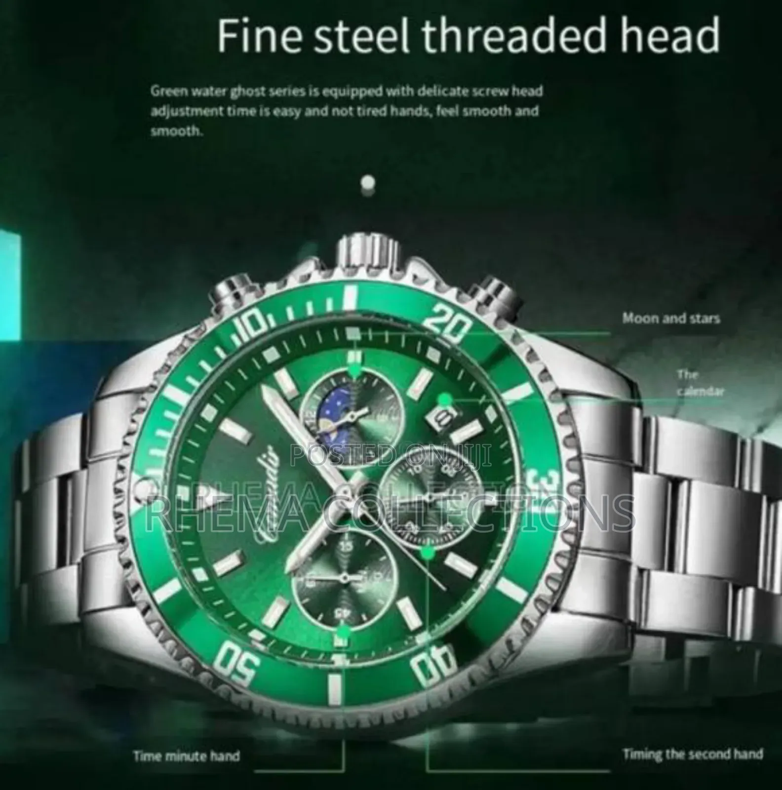 Top Brand Waterproof Luminous Luxury Men’S Watch