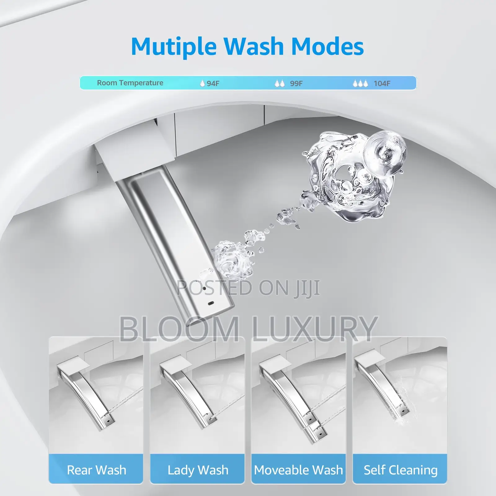 Tankless Smart Intelligent Sensor Toilet
