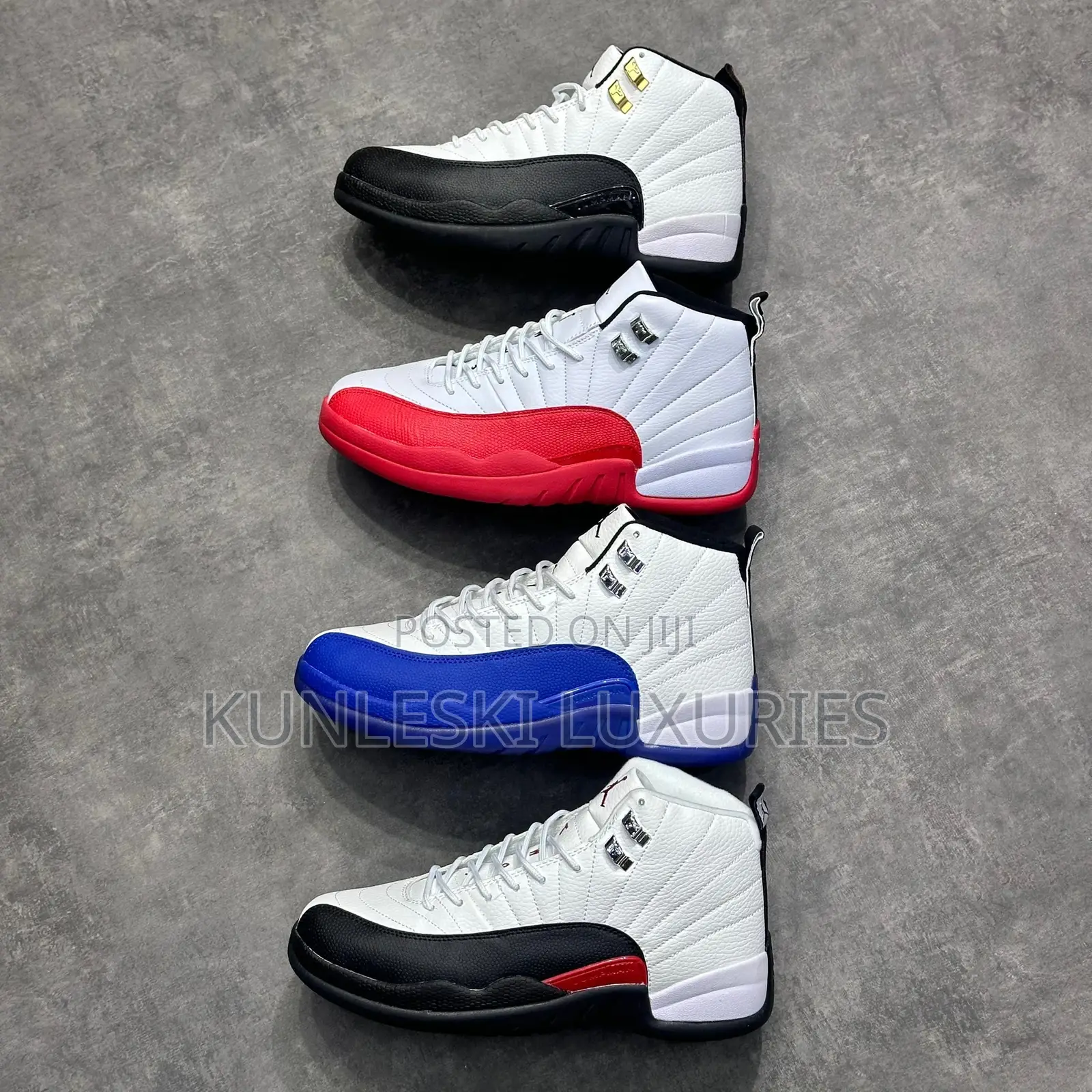 Original Air Jordan 12 Retro Gs Cherry Sneakers