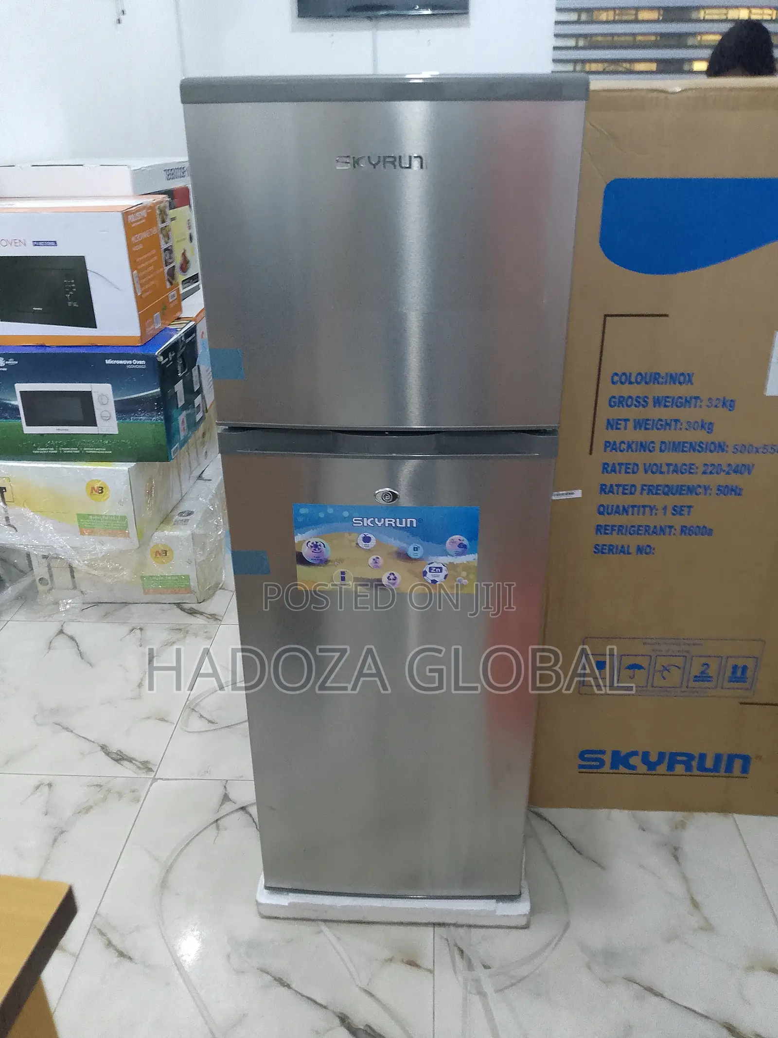 Skyrun Fast Freeze 138l Double Door Refrigerator