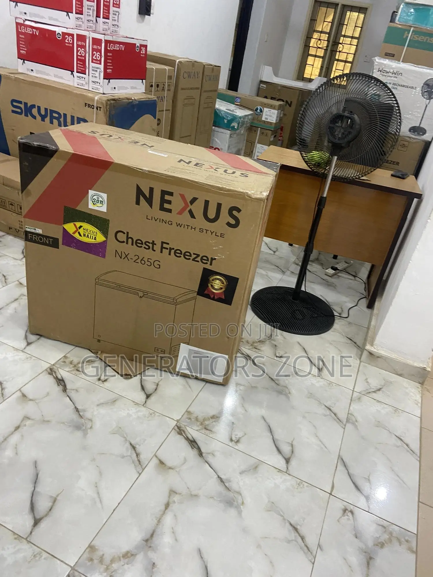 "Capacity: 200L" Nexus Chest Freezer/ Nx-265g