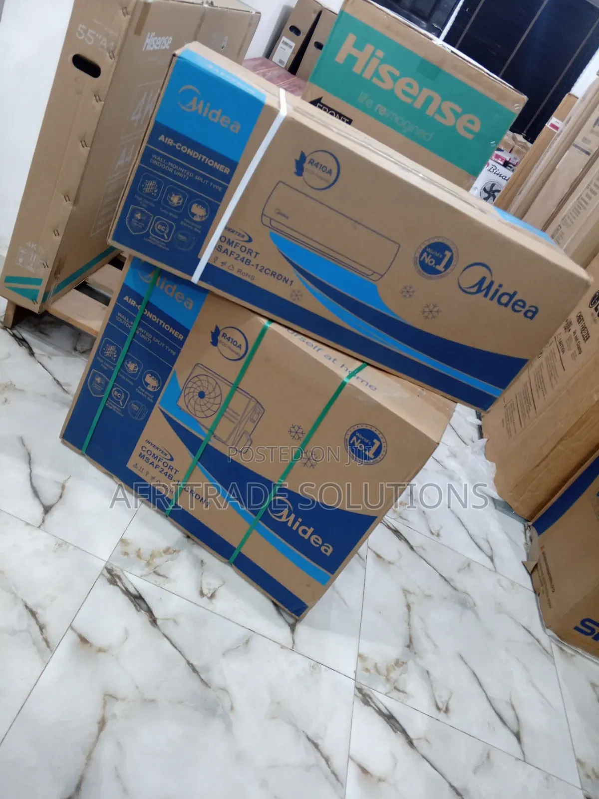 Midea 1.5hp Inv Air Conditioner-220-240volts