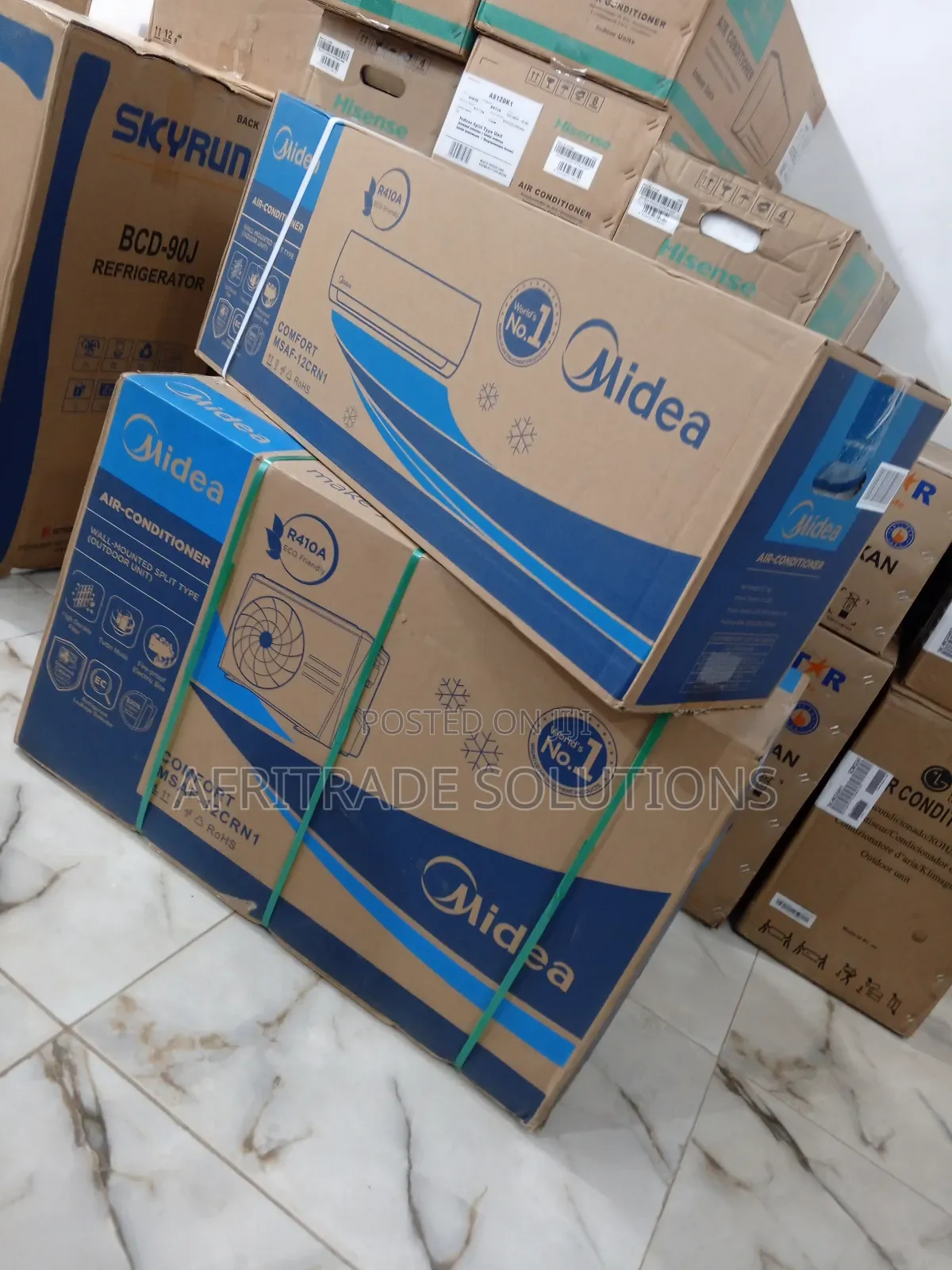 1.5hp Midea Ac Msaf-12crn1-Copper Condenser
