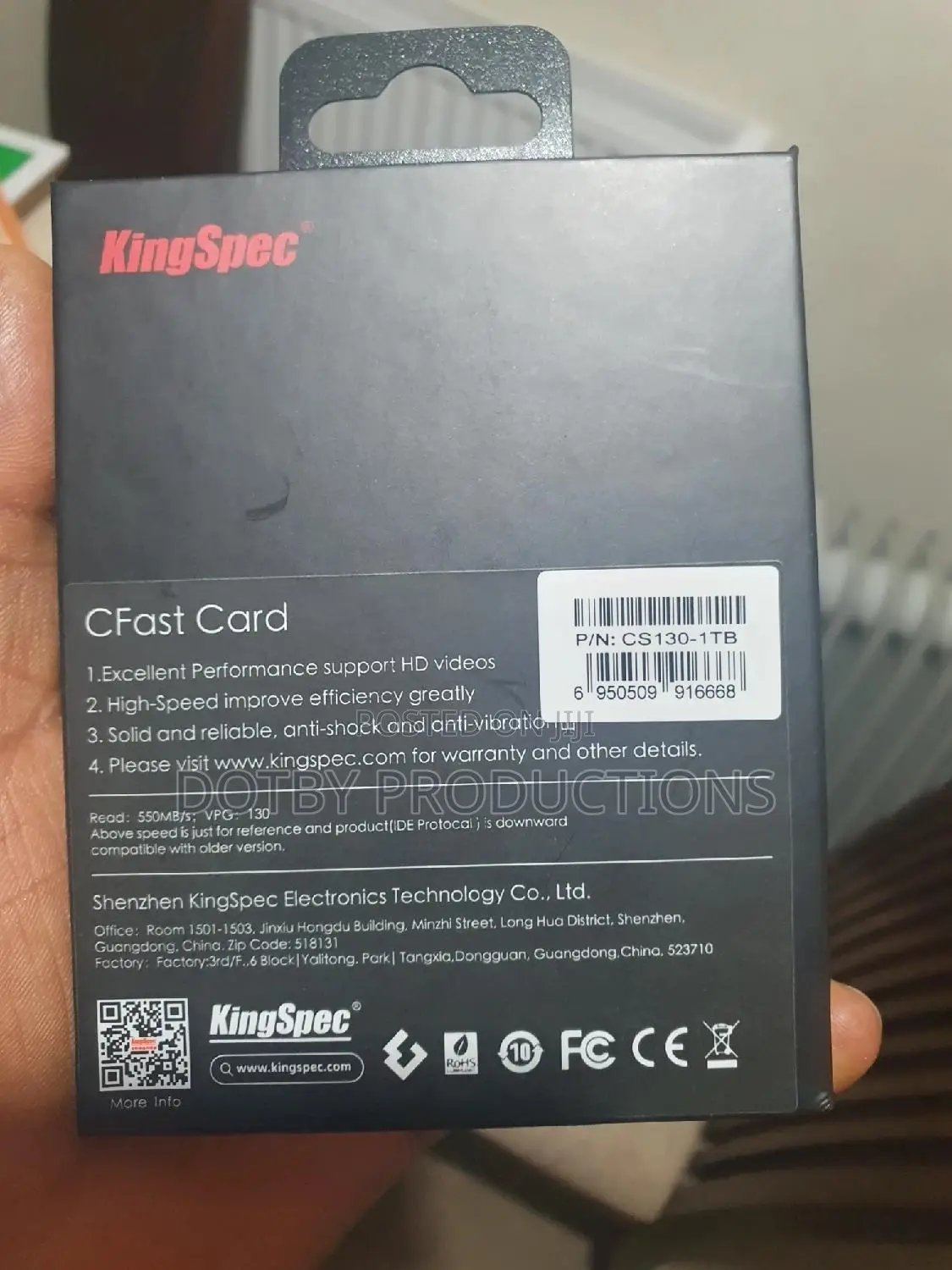 1tb Cfast 2.0 Memory Card