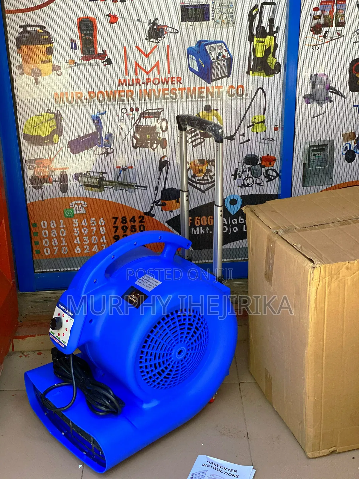 Mur-Power Industrial Hot and Cold Drying Machine