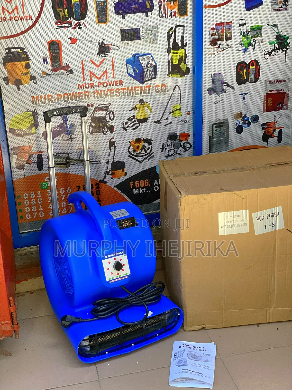 Mur-Power Industrial Hot and Cold Drying Machine