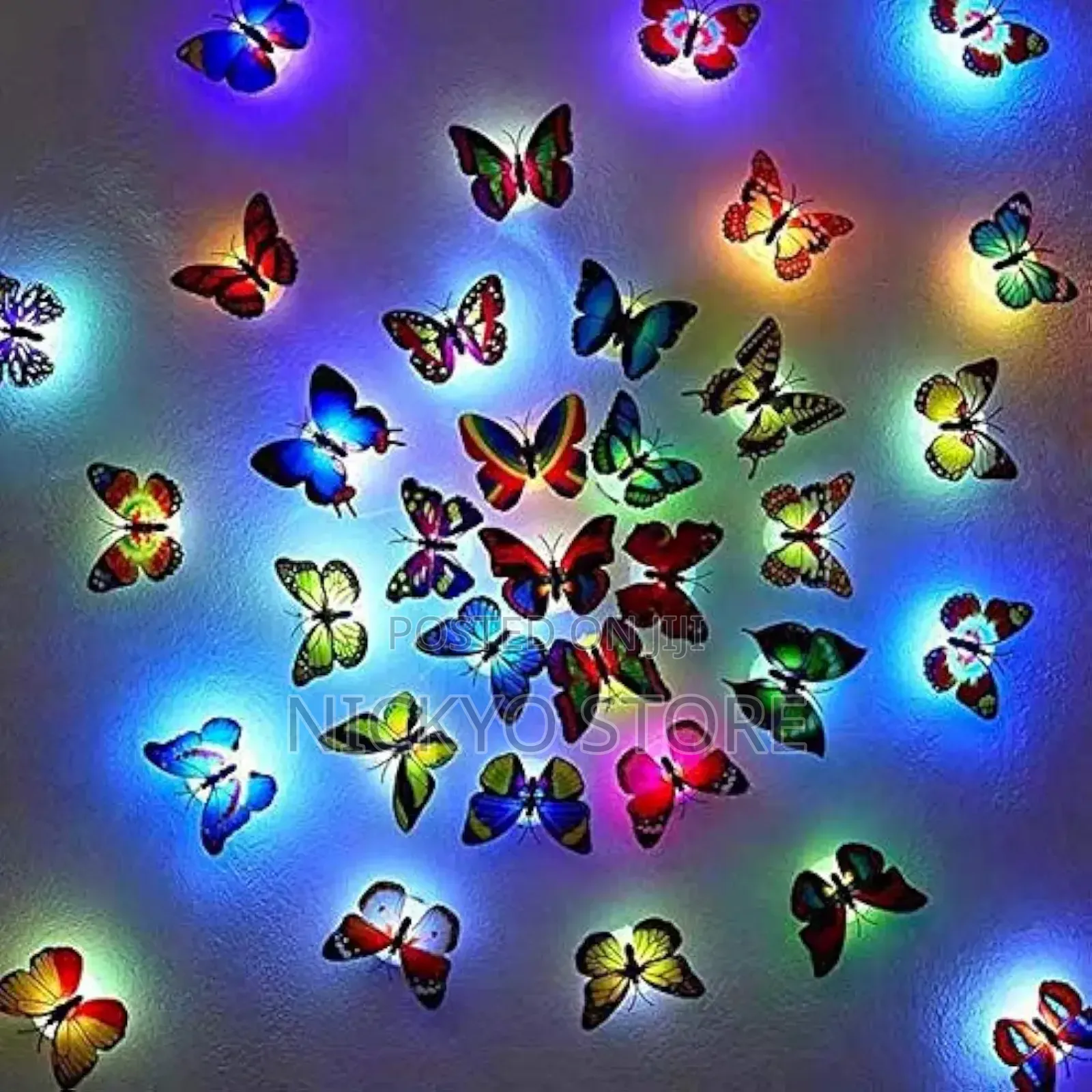 1pc Butterflies Multicolor LED Flashing Light