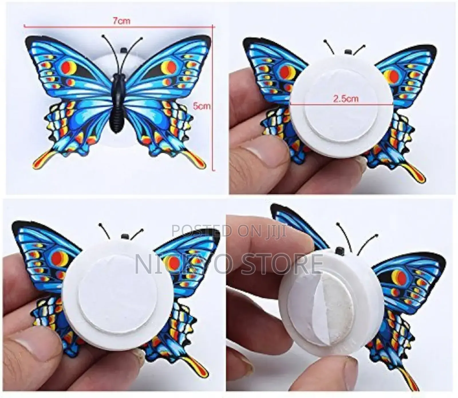 1pc Butterflies Multicolor LED Flashing Light
