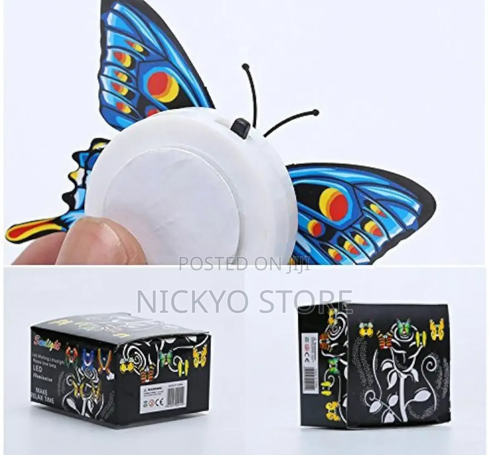 1pc Butterflies Multicolor LED Flashing Light