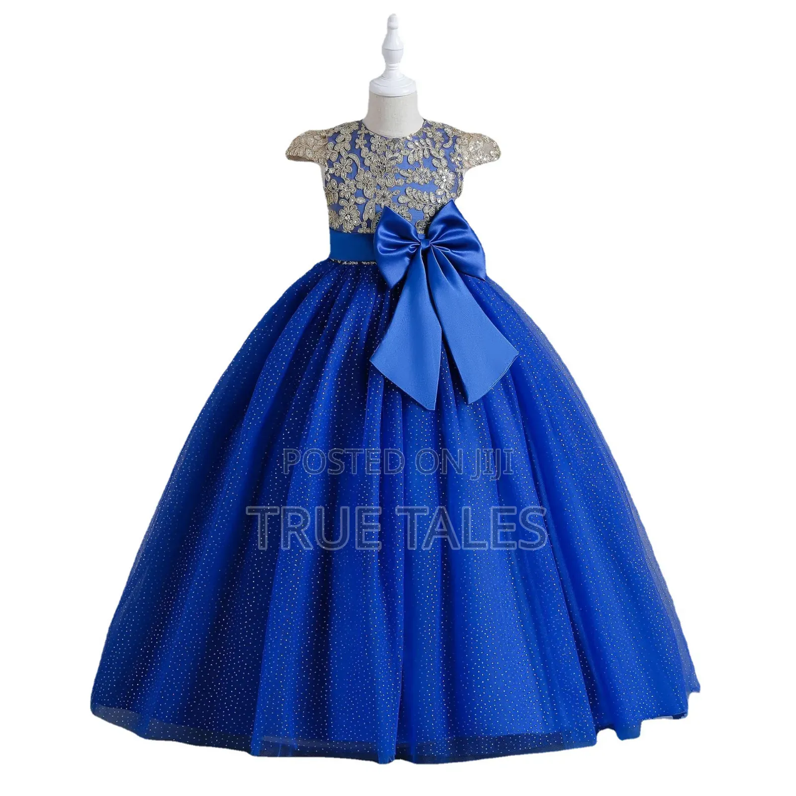 Cinderella Short Sleeves Ballgown With Glitters,Sequins Belt