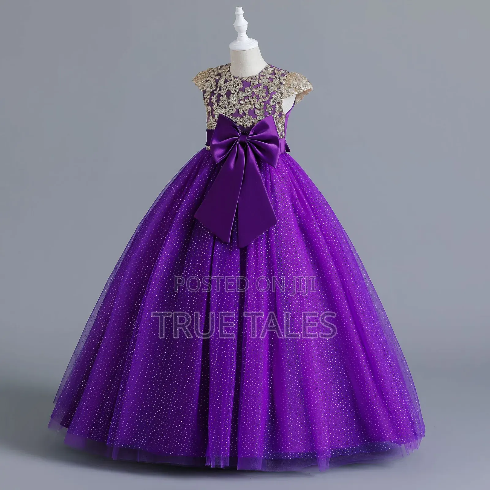 Cinderella Short Sleeves Ballgown With Glitters,Sequins Belt