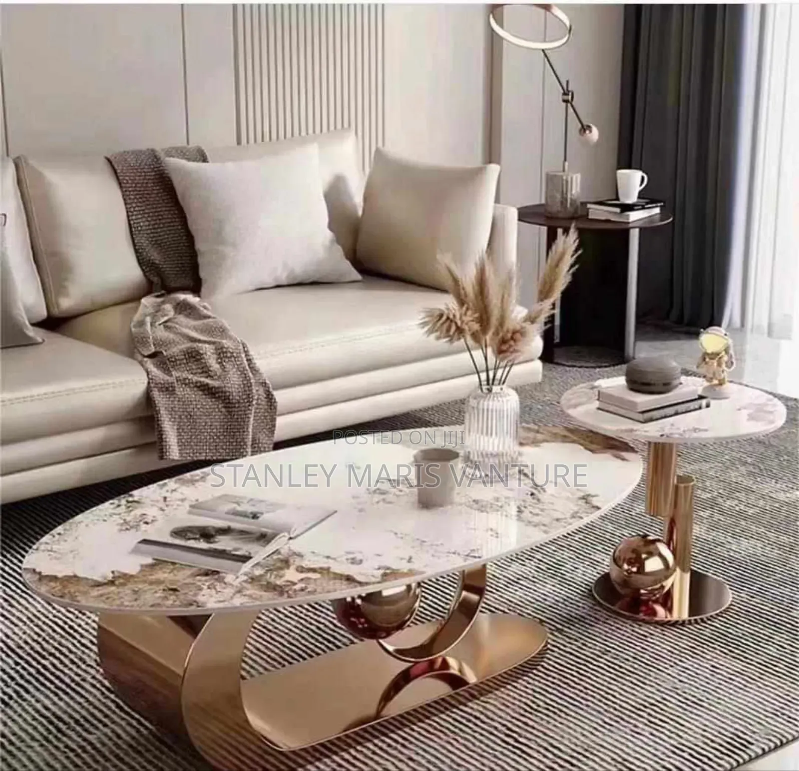 Luxurious Gold Turkish Center Table