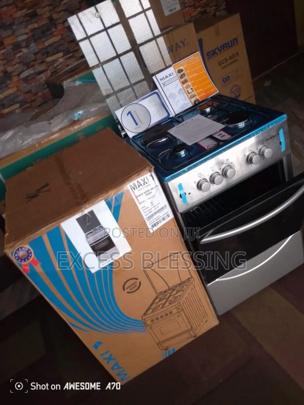 Maxi Standing Cooker 3+1 With Oven