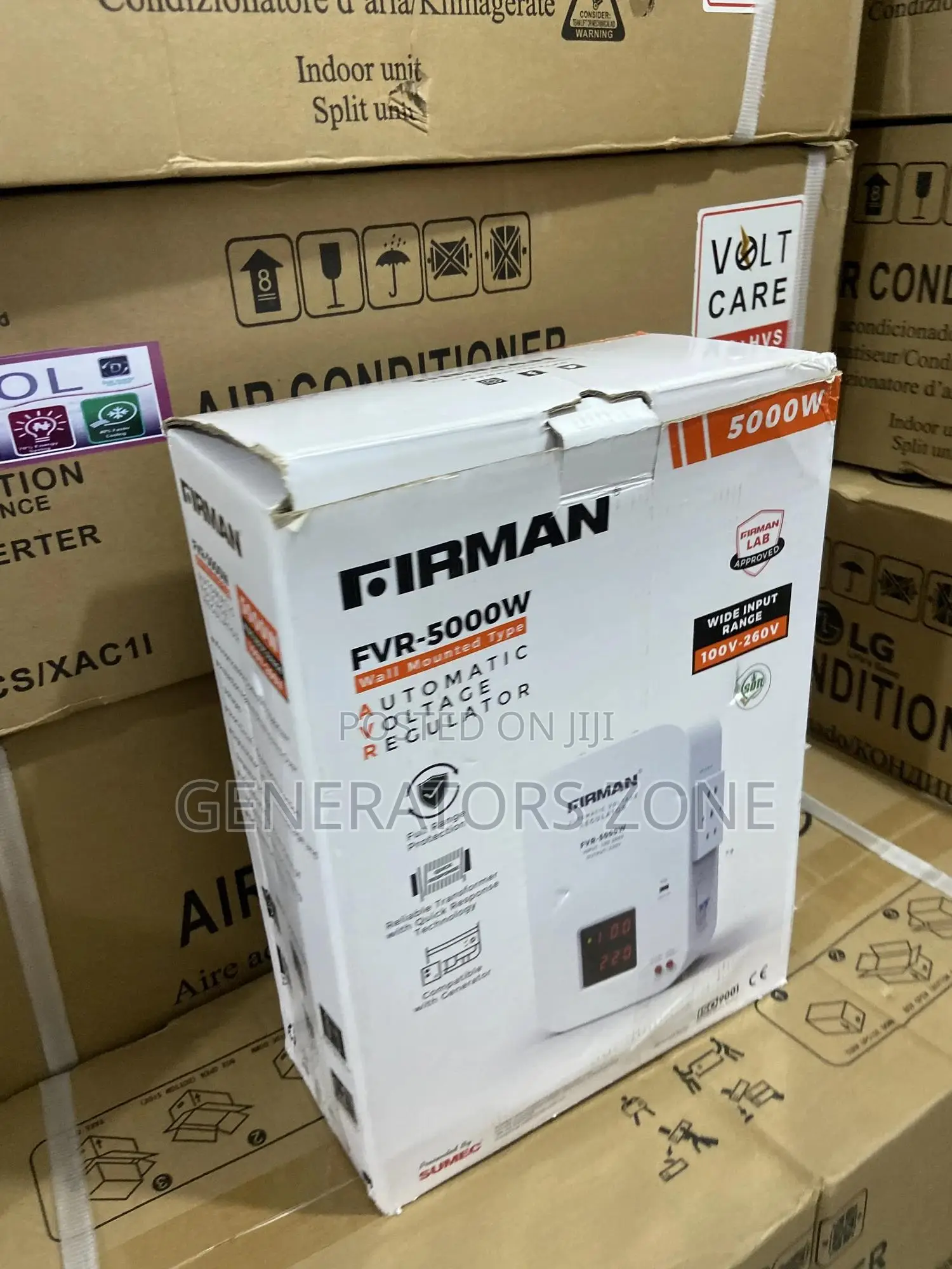 Firman Wall Mounted 5000w Automatic Voltage Digital Stabili