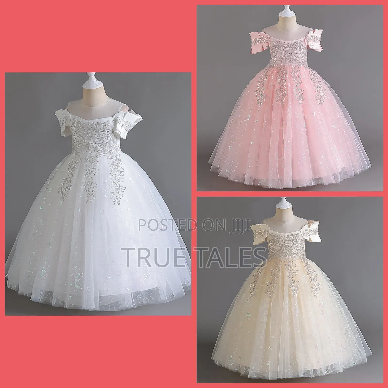 Cinderella Ballgown Dress Embellished With Glitters Sequins
